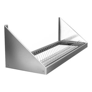 Полка для сушки посуды ПСПн – 600*300*300 “Norma Inox”, нерж. сталь, сетка “тарелки”