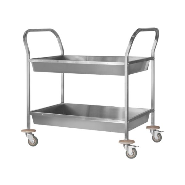 Тележка для сервировки ТДСп - 800*500*860"Profi Inox",2 уровня