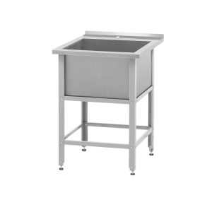 Ванна моечная ВМСб - 630 "Base" (полка с отверстием, борт) Ванна моечная ВМСб - 630 "Base" (полка с отверстием, борт)